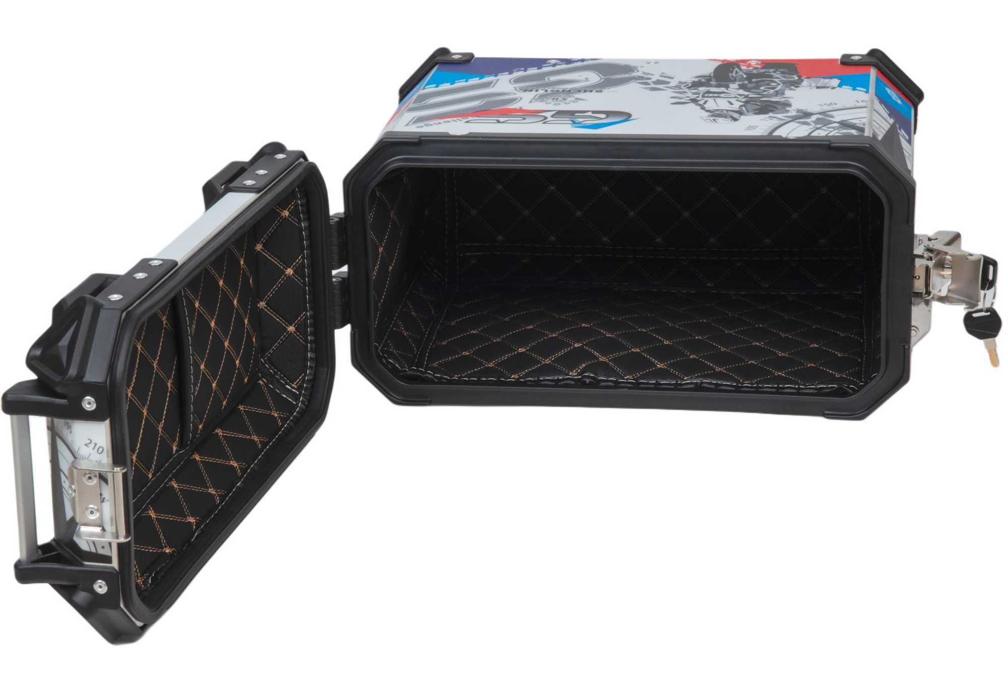 Кофр. боковые 74л (алюминий)